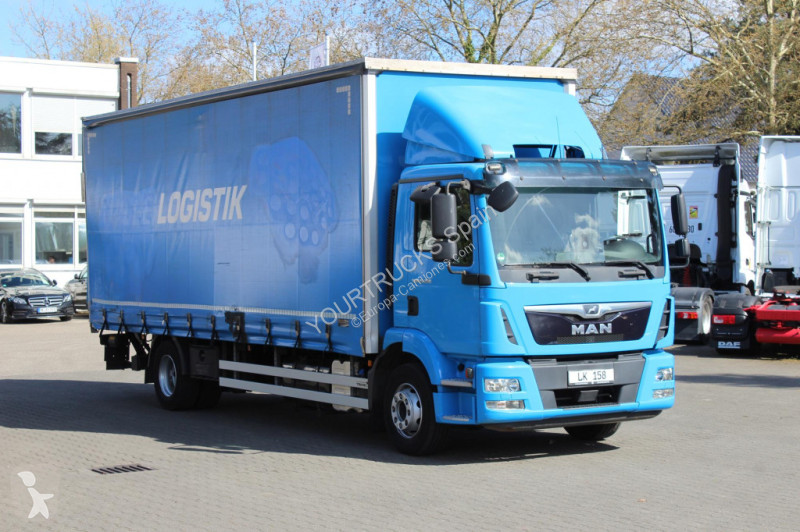 شاحنة MAN TGM 15.290 E6 Schiebeplane ACC LBW AHK