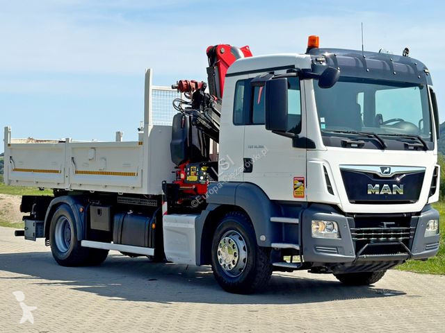 Lastbil MAN 18.360 * FASSI F135A.0.23 + FUNK * TOP
