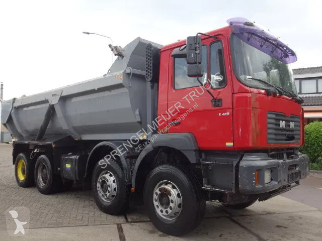 Camion MAN 410 8x4 kipper,manual feulpomp,steel...