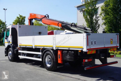 Camion grue ridelles Renault