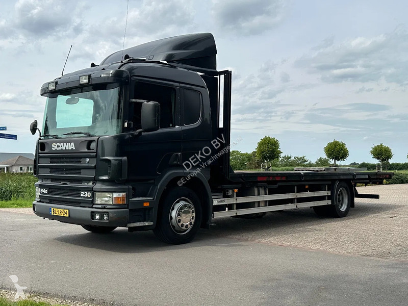 Camion Scania .220 Machine transporter!!RAMPEN!!