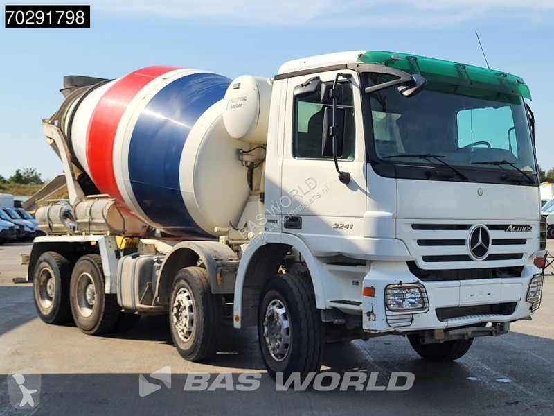 Lastbil Mercedes 3241 8X4 9m3 Stetter Mixer...