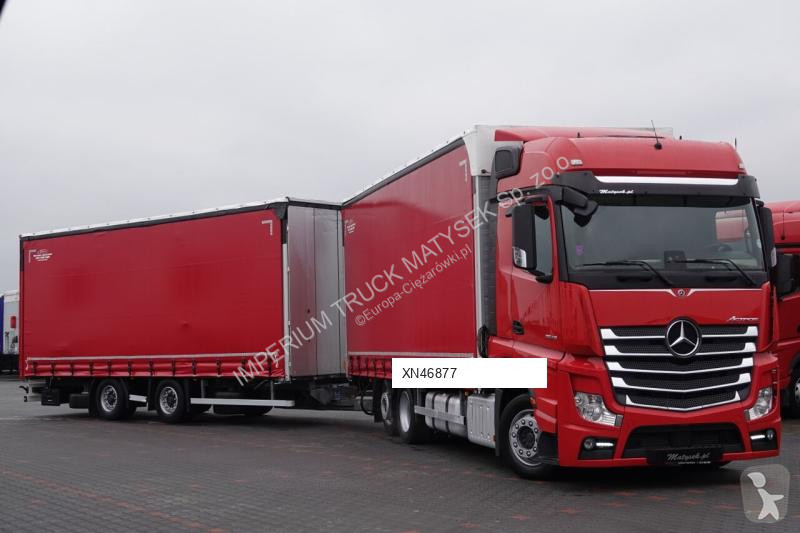 Kamion s návěsem Camion rideaux coulissants +...