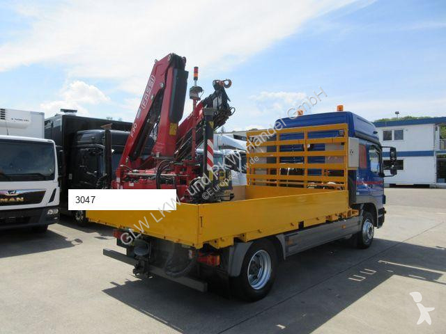 Lastbil Mercedes ATEGO  DOKA 6 -Sitzer FASSI 90...