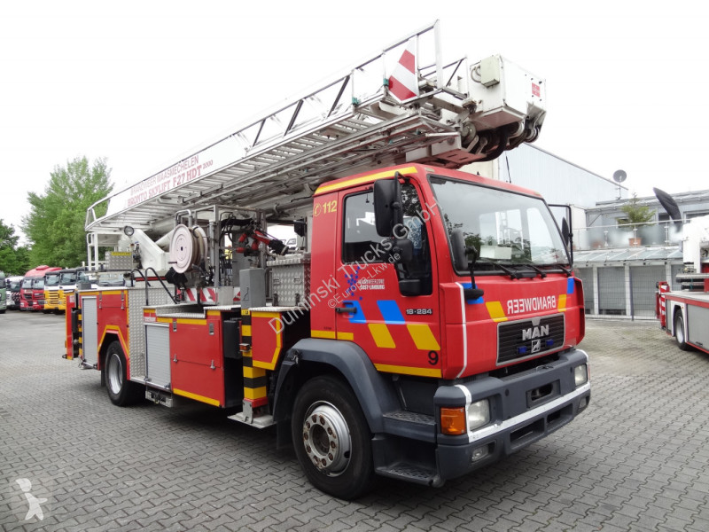 Kamion MAN L2000 Feuerwehr Bronto Skylift 27 Meter