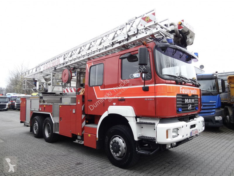 Kamion MAN FE 410 6X6 Feuerwehr Vema Lift 32 Meter