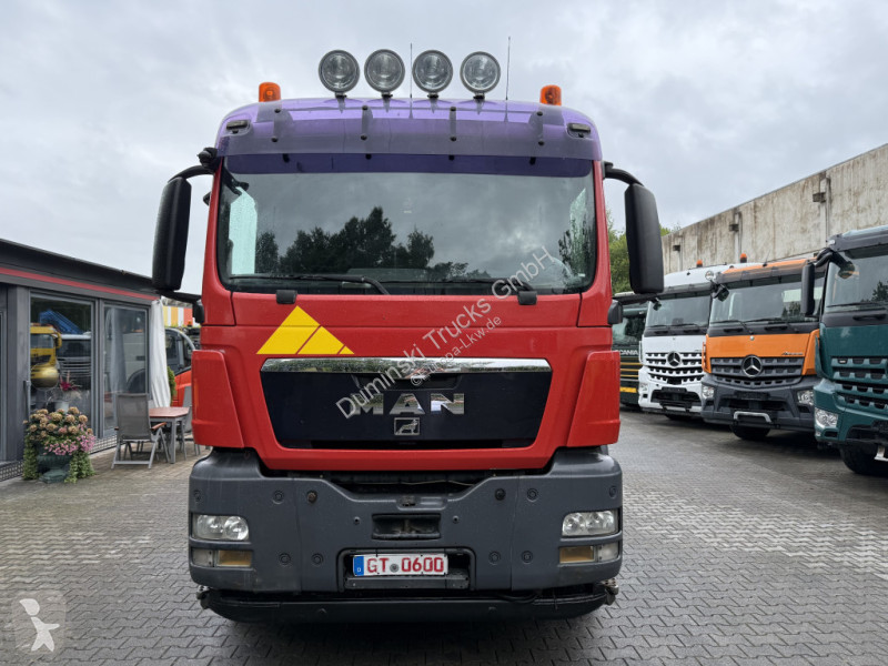 Lastbil MAN TGS 6X2 Haken mit Kran HMF 1643Z