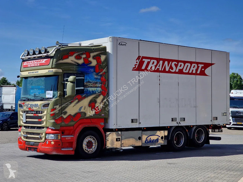 Camion Scania 580 V8 Topline 6x2 - Box with...