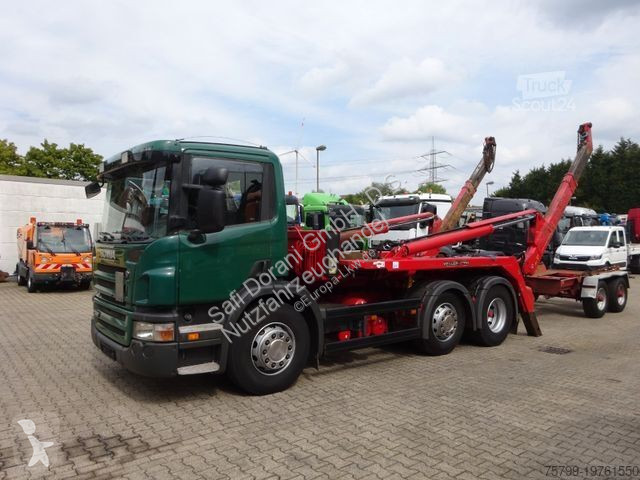 Camion Scania P310 Absetzkipper MEILLER mit...