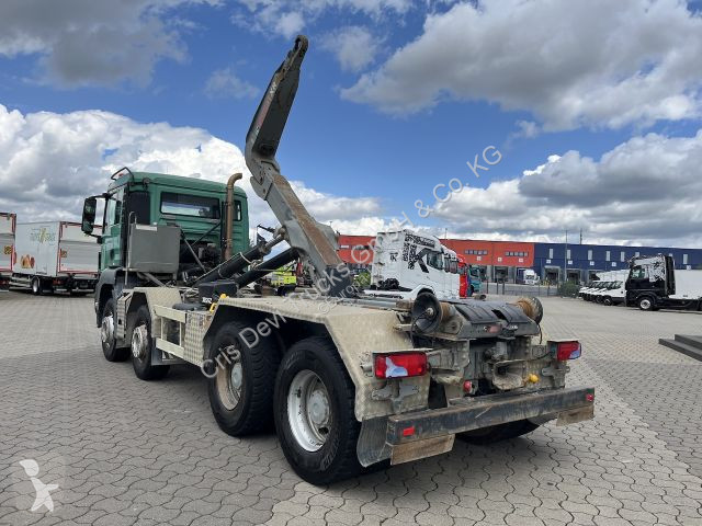 Lastbil MAN 35.480 8x4 Abrollkipper Hiab...