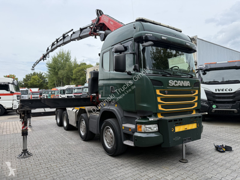 Camion Scania 8X4 Kran Fassi F660 bis 34 Meter