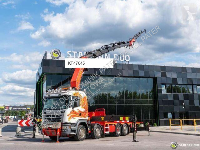 Camion Scania G450 8x2 PALFINGER PK 85002 Fly...