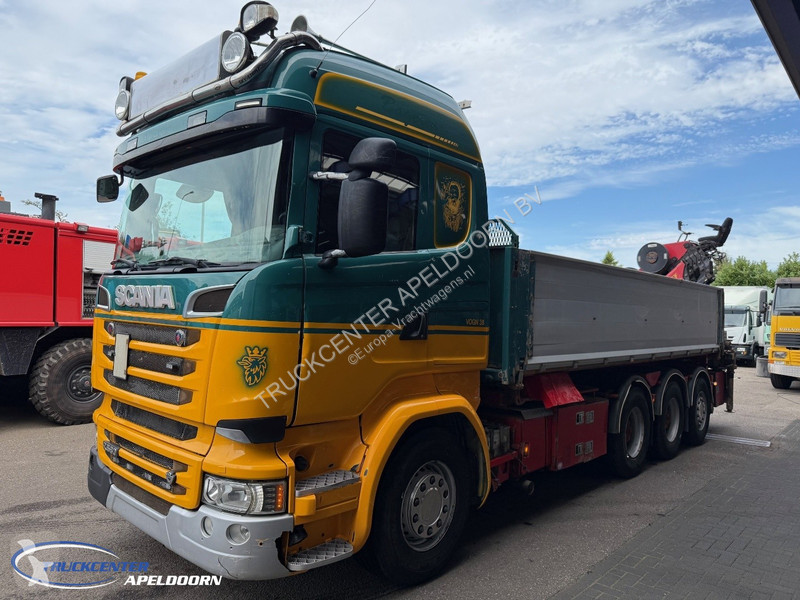 Camion Scania 580 V8 8x4 eduction axles, HMF...