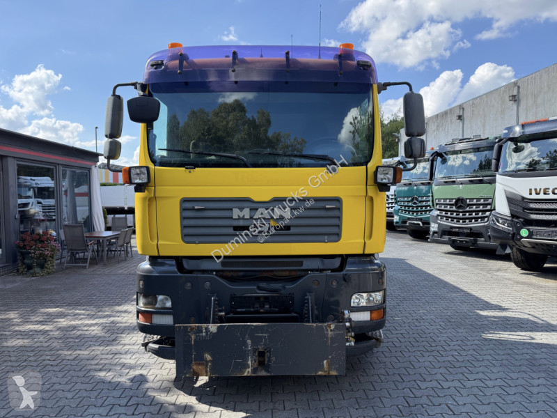 Camion MAN TGA 6X2 Kipper Kran Palfinger 15500