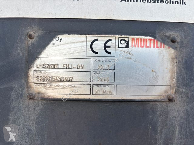 Camion Volvo FM 6x2 Multilift Abrollkipper AHK