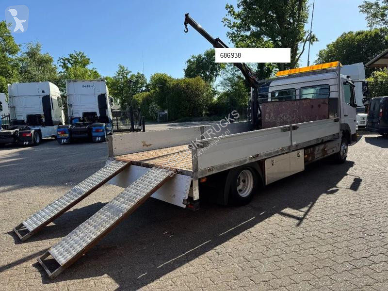 Camion Mercedes 818 Machinery transporter +...