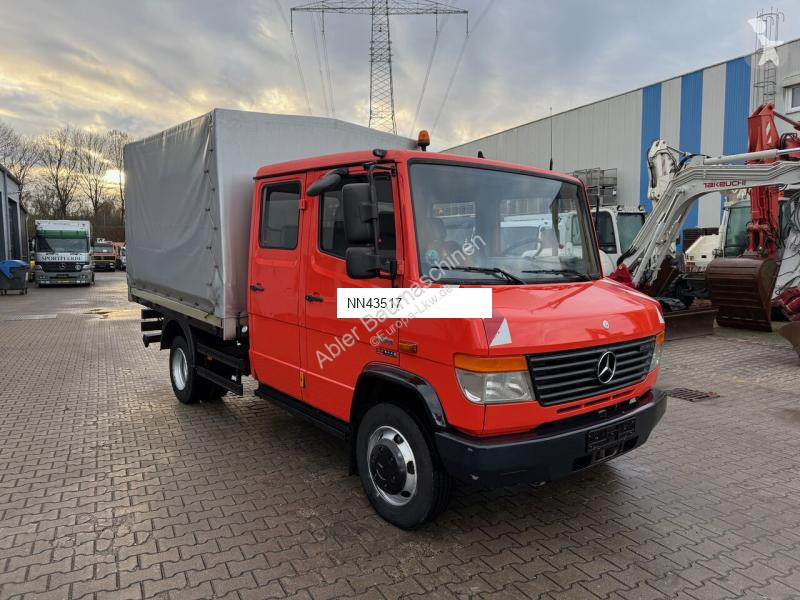 Camión Mercedes 816 D DOKA Pritsche Plane