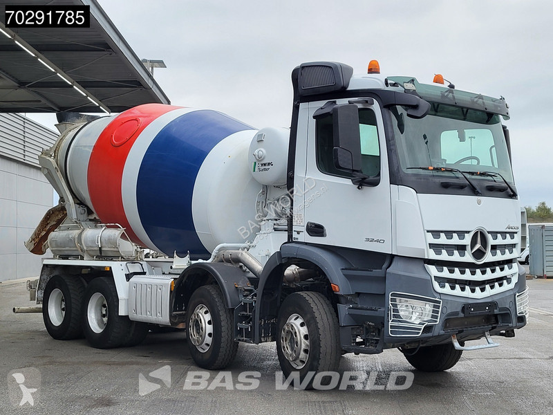 Camion Mercedes 3240 8X4 9m3 Stetter Full Steel...