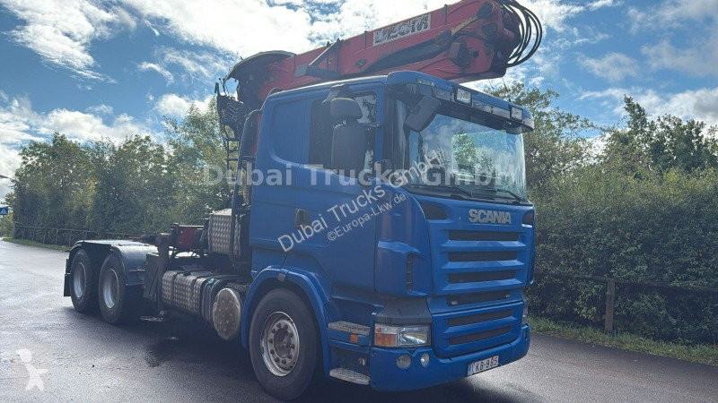Camion Scania 500 6x4 Holztransporter