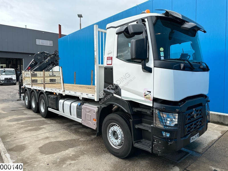 شاحنة Renault C 430 8X4, EURO 6, HIAB, Remote