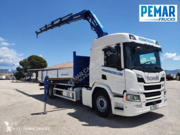 شاحنة رافعة حواجز الحاوية Scania