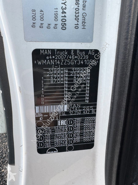 شاحنة MAN 12.250 4X2 Koffer LBW Klima...