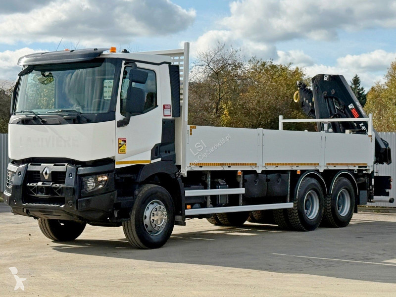 شاحنة Renault C 380* HIAB X-HIDUO 188 B-3/FUNK*6x4