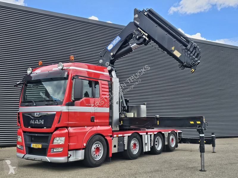 جرار MAN 37.480 8x2-6 / HMF 85 t/m CRANE / KRAN