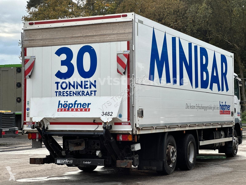 شاحنة MAN 22.250 Getränkewagen mit Ladebordwand...