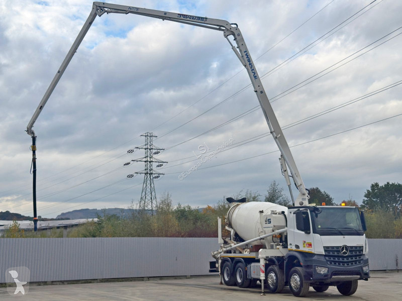 Beton Mercedes AROCS 3743 * Betonpumpe + FUNK *...
