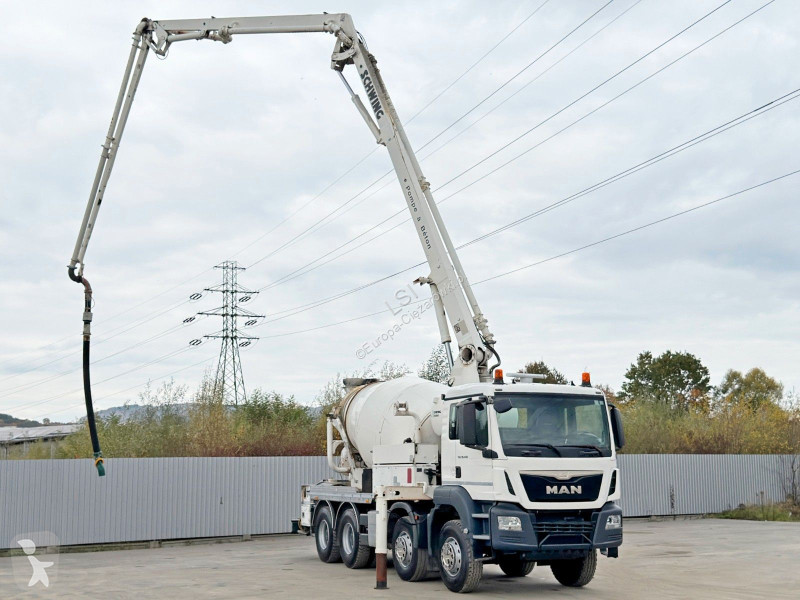 Камион MAN 35.400 BETONPUMPE * 8x4 / TOPZUSTAND