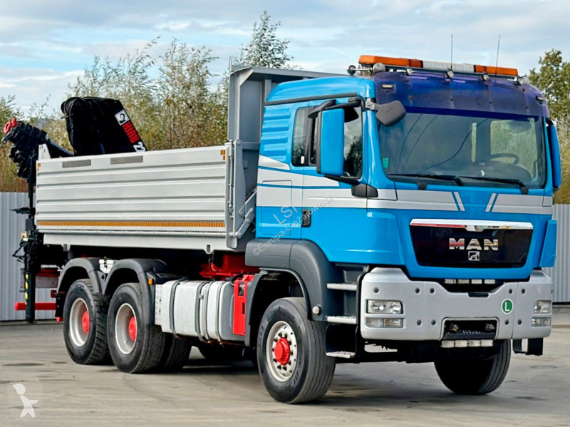 شاحنة MAN TGS * HIAB 220 - C5 + FUNK / 6x6