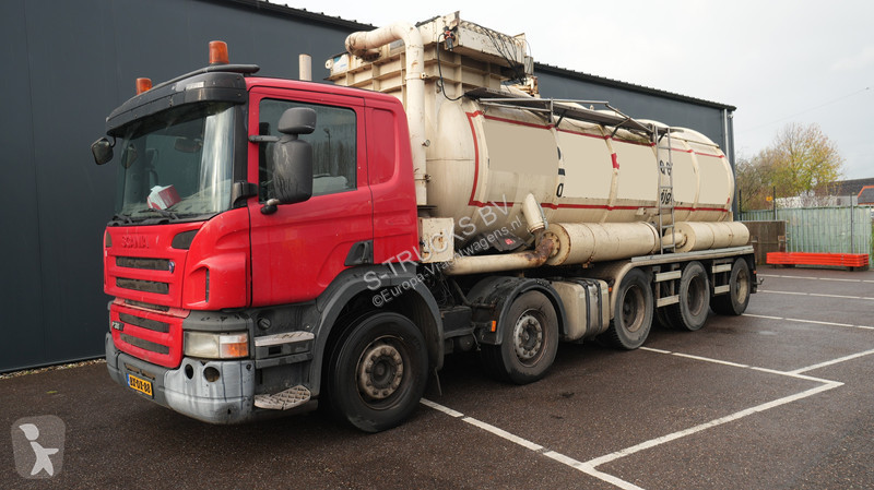 شاحنة Scania 380 – 10x4 blow and suck truck