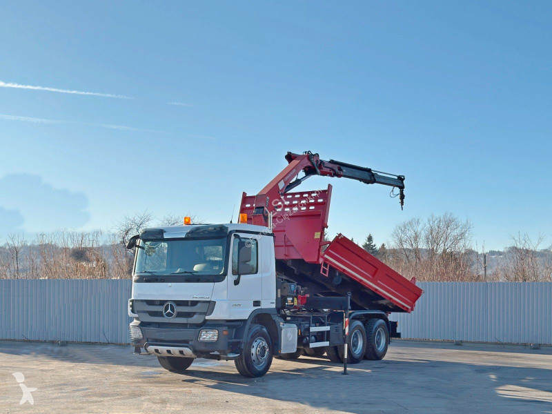شاحنة Mercedes ACTROS * KIPPER 5,25 + BORDMATIC...