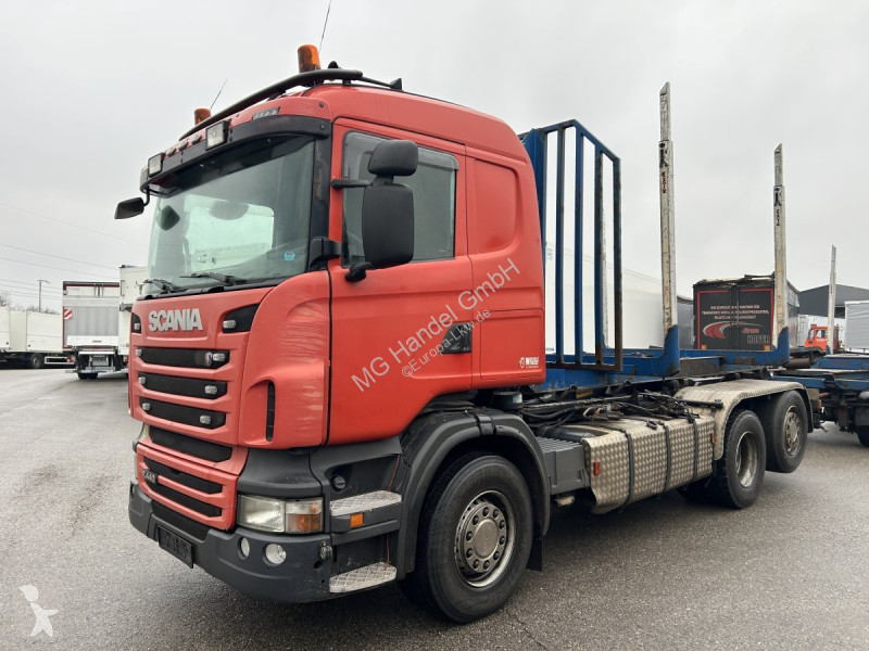 شاحنة Scania R440 6x2 Abroller, Schalter...