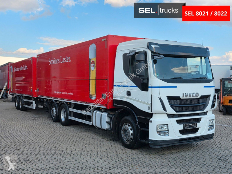 شاحنة مقطورة Iveco 420 / Ladebordwand /...