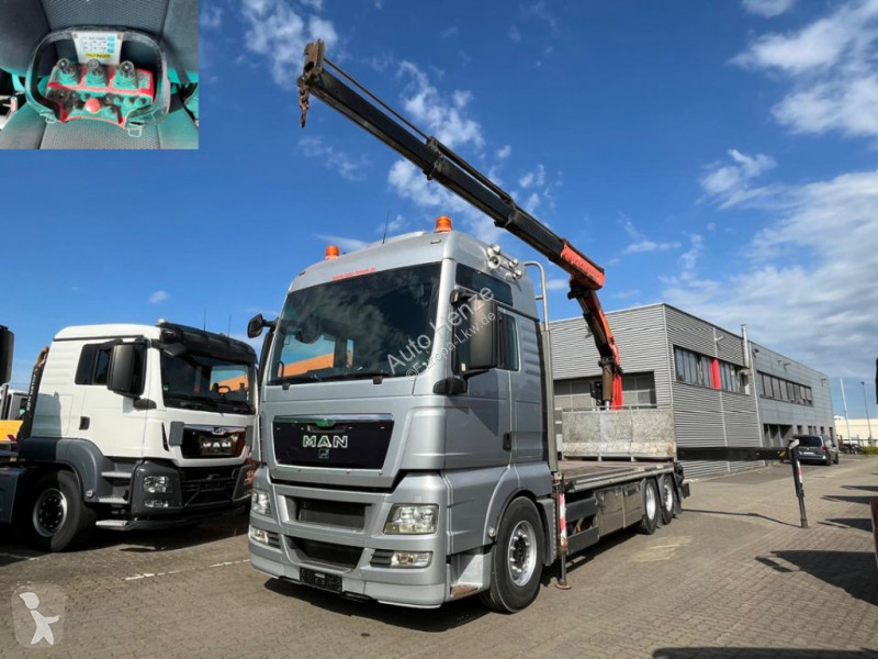 شاحنة MAN TG-X 26.400 6x2 Pritsche Heckkran...