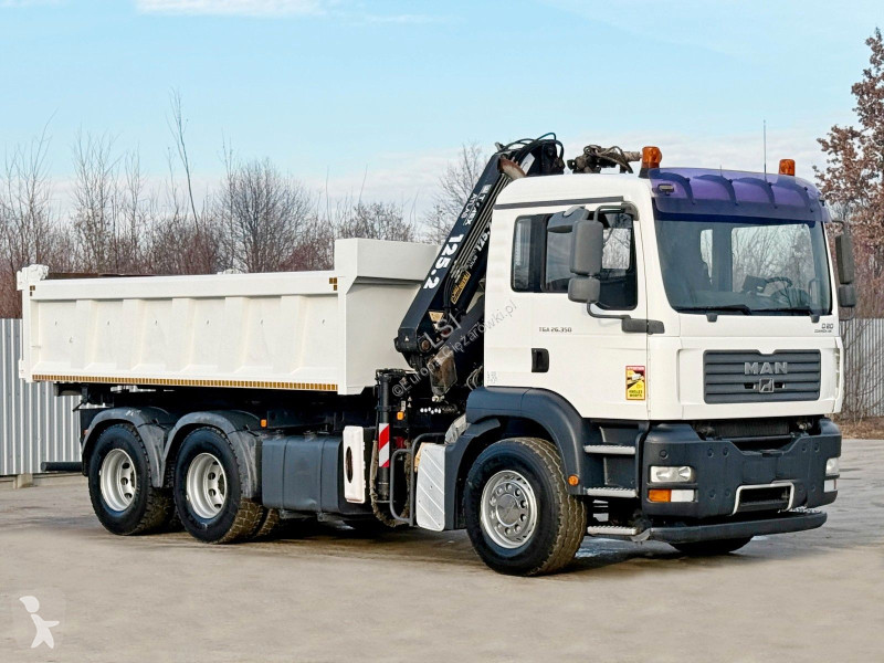 شاحنة MAN 26.350 * KIPPER 4,90m + TEREX ATLAS *...