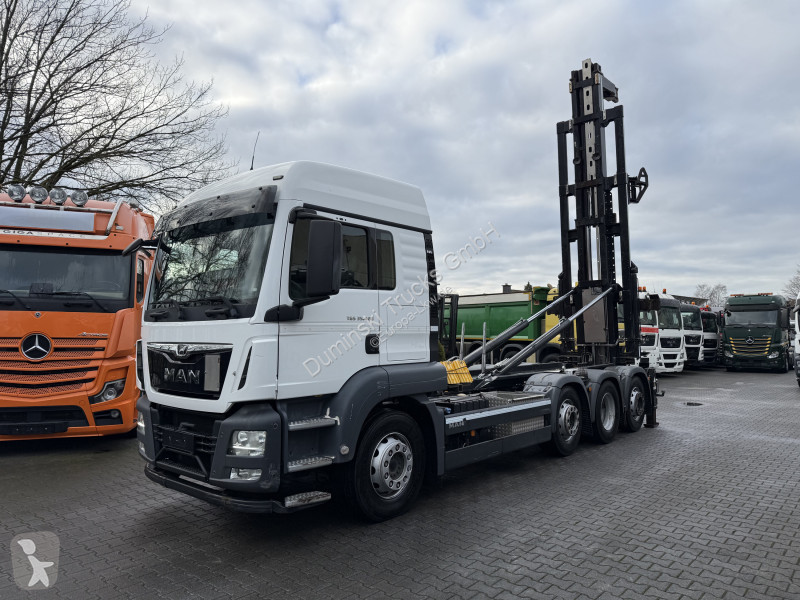 شاحنة MAN TGS 35.420 8X2-6 Haken/ Silo M-TEC...