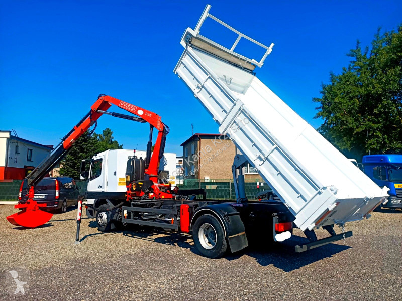 Mercedes 1318N Kipper Crane HDS Fassi F95 truck