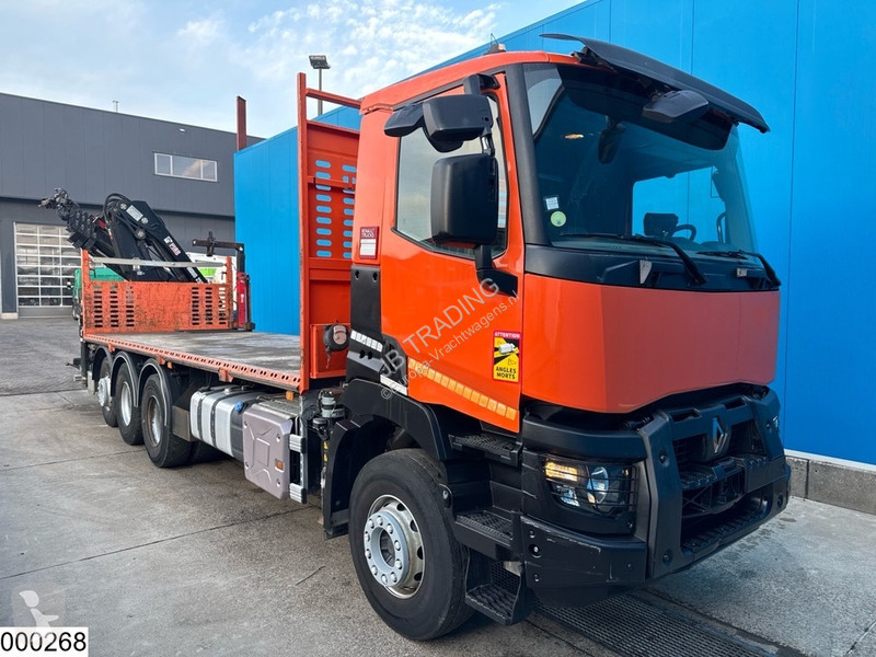 شاحنة Renault C 430 8x4, EURO 6, Hiab