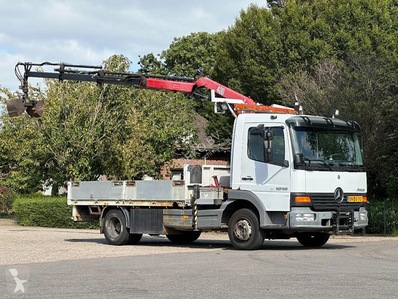 شاحنة Mercedes 1018 KRAAN/CRANE HMF403!!129tkm