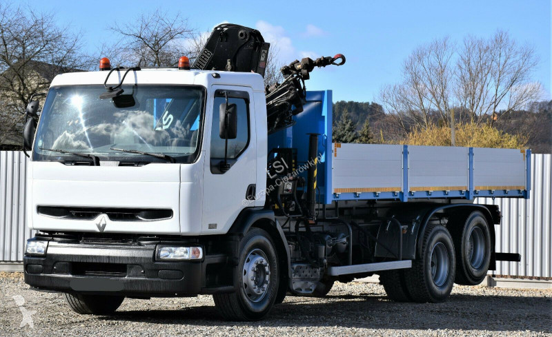 شاحنة Renault 320 *KIPPER 6,30m+HIAB 122B-2 DUO
