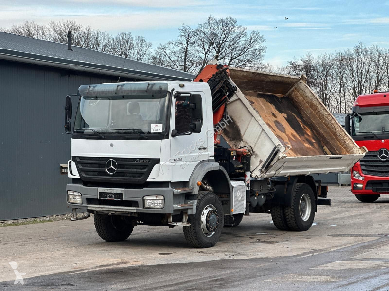 Camion Mercedes 1824 4x4 EU5 DSK, Palfinger...