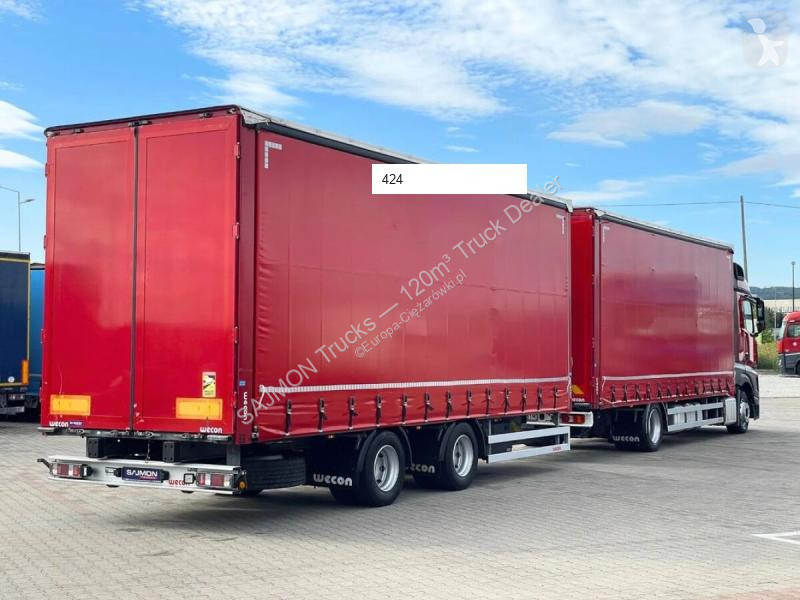 شاحنة مقطورة Mercedes ACTROS / ZESTAW TANDEM...