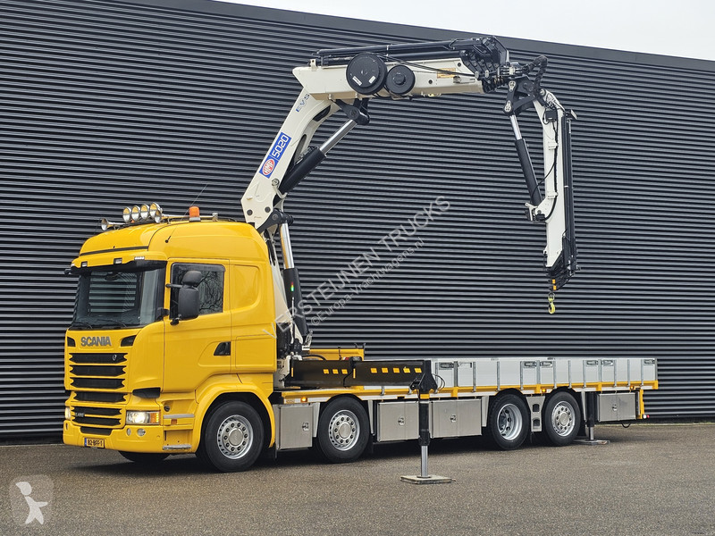 شاحنة Scania R490 8X2/6 / HMF 50TM + JIB / N-TRUCK