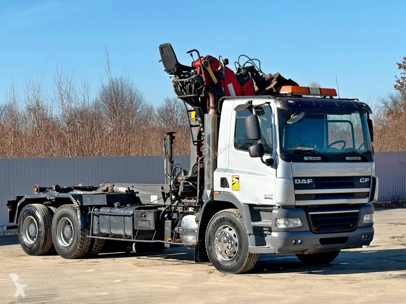 شاحنة DAF 85460 * ABROLLKIPPER + EPSILON E120Z...