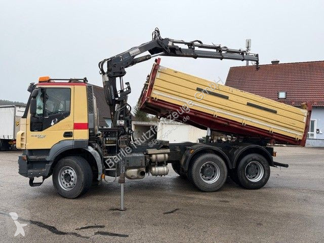 شاحنة Iveco AD380T45 6x4 €5 manuell Intarder HIAB