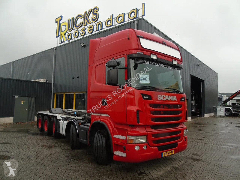 شاحنة Scania R480 +10X2  + VBG CABE 30TON