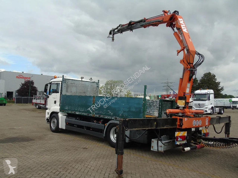 شاحنة MAN 18.440 + ATLAS 165 + EURO 5 + TRAILER...